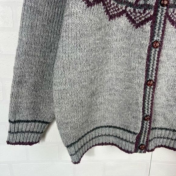 Vintage Susquehanna Trail Outfitters Womens Knit Cardigan Size Large Gray - Picture 2 of 12
